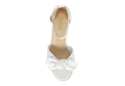 Michael By Michael Shannon Womens Baye Wedge Sandal - White -Rack Room Footwear Sales US 01 107019 05