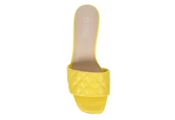 Michael By Michael Shannon Womens Riya Slide Sandal - Yellow -Rack Room Footwear Sales US 01 107027 05