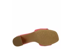 Michael By Michael Shannon Womens Riya Slide Sandal - Pink -Rack Room Footwear Sales US 01 107028 06