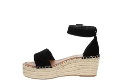 Michael By Michael Shannon Womens Bridgette Wedge Sandal - Black -Rack Room Footwear Sales US 01 107381 03