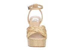 Dv By Dolce Vita Womens Maggie Platform Sandal - Khaki -Rack Room Footwear Sales US 01 107391 02