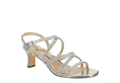 N By Nina Womens Bloom Sandal - Silver