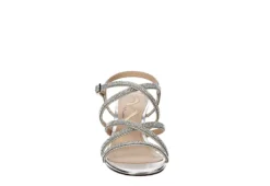 N By Nina Womens Bloom Sandal - Silver -Rack Room Footwear Sales US 01 107405 02
