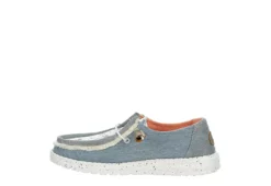 Heydude Womens Wendy Slip On Sneaker - Light Blue 10 Heydude Womens Wendy Slip On Sneaker - Light Blue -Rack Room Footwear Sales US 01 107485 03