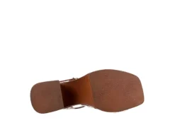 Madden Girl Womens Greenville Platform Sandal - Cognac -Rack Room Footwear Sales US 01 107536 06