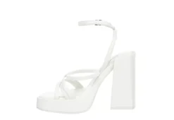 Madden Girl Womens Aces Platform Sandal - White -Rack Room Footwear Sales US 01 107543 03