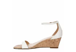Unisa Womens Karder Wedge Sandal - White -Rack Room Footwear Sales US 01 107562 03