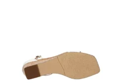 Unisa Womens Karder Wedge Sandal - White -Rack Room Footwear Sales US 01 107562 06