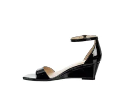 Unisa Womens Karder Wedge Sandal - Black -Rack Room Footwear Sales US 01 107563 03