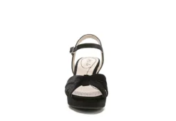 Lifestride Womens Lucky Platform Sandal - Black -Rack Room Footwear Sales US 01 107621 02