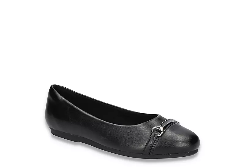 Easy Street Womens Asher Flat - Black 1 Easy Street Womens Asher Flat - Black