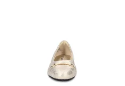 Easy Street Womens Asher Flat - Gold -Rack Room Footwear Sales US 01 108022 02
