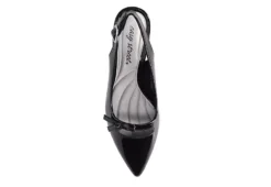 Easy Street Womens Emerin Slingback Pump - Black 12 Easy Street Womens Emerin Slingback Pump - Black -Rack Room Footwear Sales US 01 108057 05