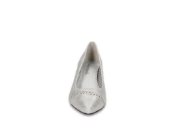 Easy Street Womens Ansen Pump - Silver -Rack Room Footwear Sales US 01 108091 02