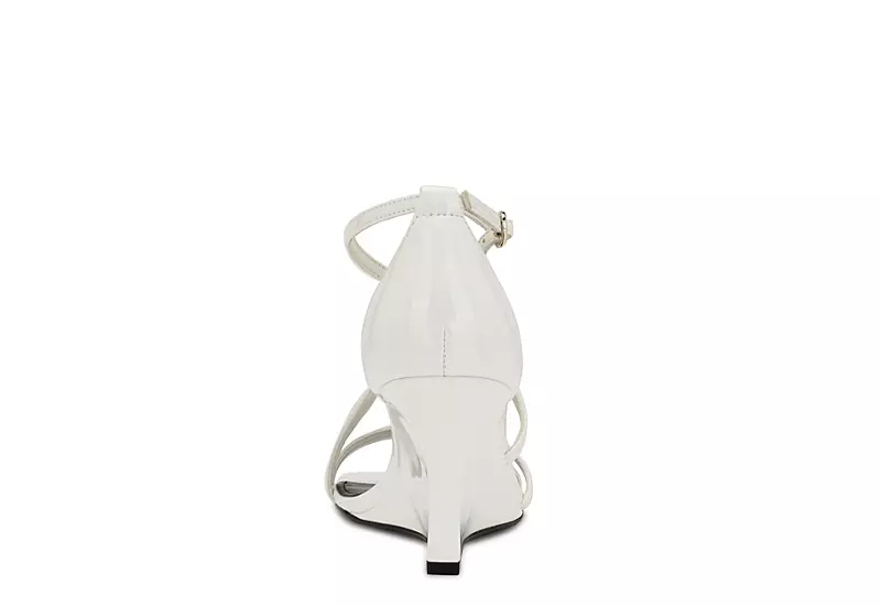 Nine West Womens Rolga Wedge Sandal - White 3 Nine West Womens Rolga Wedge Sandal - White - Image 3