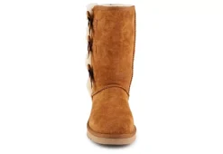 Koolaburra By Ugg Womens Victoria Tall Fur Boot - Rust -Rack Room Footwear Sales US 01 122308 04