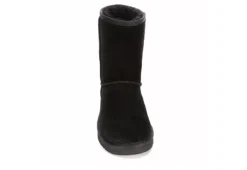Koolaburra By Ugg Womens Koola Short Fur Boot - Black -Rack Room Footwear Sales US 01 122352 02