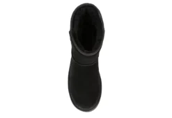 Koolaburra By Ugg Womens Koola Short Fur Boot - Black -Rack Room Footwear Sales US 01 122352 05