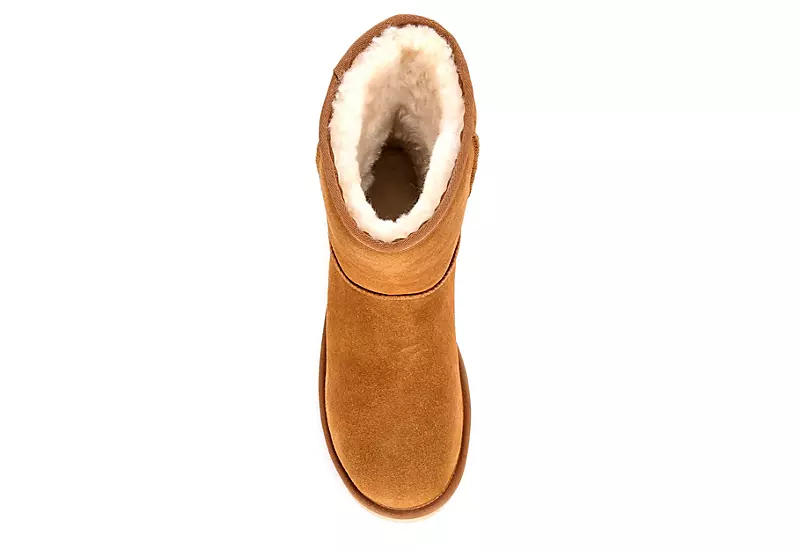 Koolaburra By Ugg Womens Koola Short Fur Boot - Rust 6 Koolaburra By Ugg Womens Koola Short Fur Boot - Rust - Image 6