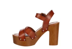 Limelight Womens April Platform Sandal - Cognac -Rack Room Footwear Sales US 01 132101 03