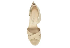 Chinese Laundry Womens Celly Wedge Sandal - Beige -Rack Room Footwear Sales US 01 132194 05