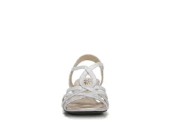 Lifestride Womens Yaya Wedge Sandal - Silver -Rack Room Footwear Sales US 01 200113 02