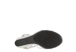 Lifestride Womens Yaya Wedge Sandal - Silver -Rack Room Footwear Sales US 01 200113 06