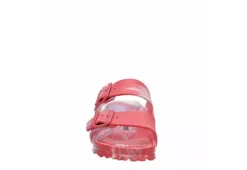 Birkenstock Womens Arizona Essentials Slide Sandal - Coral 9 Birkenstock Womens Arizona Essentials Slide Sandal - Coral -Rack Room Footwear Sales US 01 201446 02