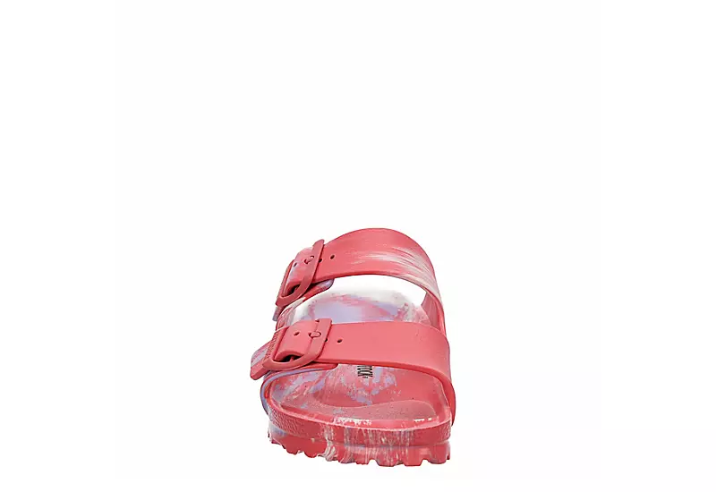 Birkenstock Womens Arizona Essentials Slide Sandal - Coral 3 Birkenstock Womens Arizona Essentials Slide Sandal - Coral - Image 3