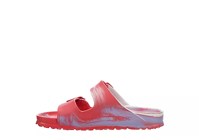 Birkenstock Womens Arizona Essentials Slide Sandal - Coral 4 Birkenstock Womens Arizona Essentials Slide Sandal - Coral - Image 4