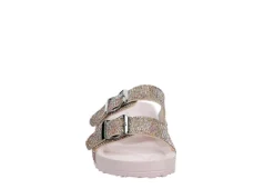 Madden Girl Womens Teddy Footbed Slide Sandal - Blush -Rack Room Footwear Sales US 01 201894 02