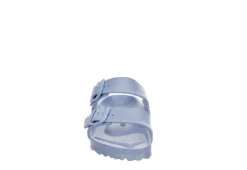 Birkenstock Womens Arizona Essentials Slide Sandal - Pale Blue -Rack Room Footwear Sales US 01 202089 02