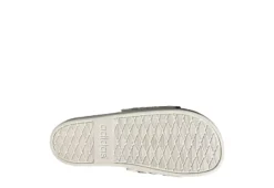 Adidas Womens Adilette Comfort Slide Sandal - White -Rack Room Footwear Sales US 01 202095 04