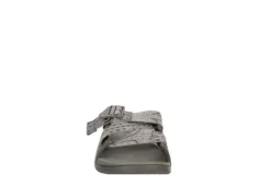 Chaco Womens Chillos Slide Sandal - Dark Grey -Rack Room Footwear Sales US 01 202336 02