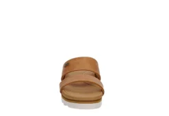 Reef Womens Banded Horizon Hi Slide Sandal - Tan -Rack Room Footwear Sales US 01 202349 02