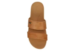 Reef Womens Banded Horizon Hi Slide Sandal - Tan -Rack Room Footwear Sales US 01 202349 05