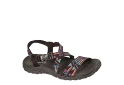 Skechers Womens Reggae Native Vibez Outdoor Sandal - Chocolate