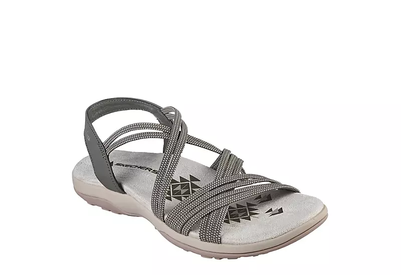 Skechers Womens Reggae Slim Takes Two Womens Sandal - Olive 1 Skechers Womens Reggae Slim Takes Two Womens Sandal - Olive