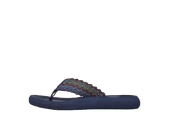 Skechers Womens Asana Flip Flop Sandal - Navy 9 Skechers Womens Asana Flip Flop Sandal - Navy -Rack Room Footwear Sales US 01 202468 02
