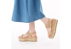 Michael By Michael Shannon Womens Kira Platform Sandal - Beige -Rack Room Footwear Sales US 01 202470 06