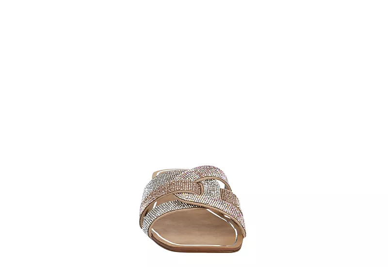 Michael By Michael Shannon Womens Skylar Slide Sandal - Med Metallic 3 Michael By Michael Shannon Womens Skylar Slide Sandal - Med Metallic - Image 3