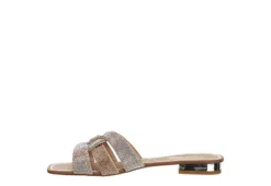 Michael By Michael Shannon Womens Skylar Slide Sandal - Med Metallic 10 Michael By Michael Shannon Womens Skylar Slide Sandal - Med Metallic -Rack Room Footwear Sales US 01 202475 03