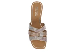 Michael By Michael Shannon Womens Skylar Slide Sandal - Med Metallic 12 Michael By Michael Shannon Womens Skylar Slide Sandal - Med Metallic -Rack Room Footwear Sales US 01 202475 05