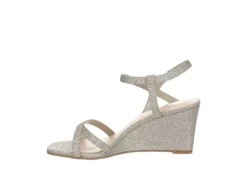 Maripe Womens Lexie Wedge Sandal - Silver -Rack Room Footwear Sales US 01 202476 03