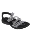 Skechers Womens Reggae Slim - Sweet Route Womens Sandal - Black