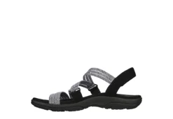 Skechers Womens Reggae Slim - Sweet Route Womens Sandal - Black -Rack Room Footwear Sales US 01 202492 02