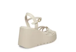 Madden Girl Womens Vaultt Wedge Sandal - Taupe -Rack Room Footwear Sales US 01 202556 03