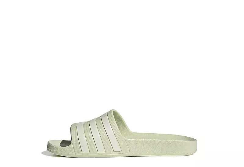 Adidas Womens Adilette Aqua Slide Sandal - Pale Green 3 Adidas Womens Adilette Aqua Slide Sandal - Pale Green - Image 3