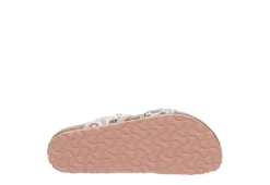 Birkenstock Womens Sydney Vegan Footbed Sandal - Pale Pink -Rack Room Footwear Sales US 01 202700 06