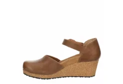 Birkenstock Womens Mary Wedge Sandal - Cognac -Rack Room Footwear Sales US 01 202702 03